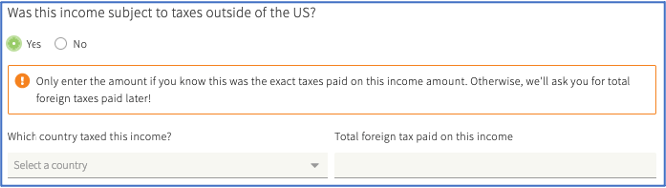 myexpattaxes income subject to taxes outside the US form 1116